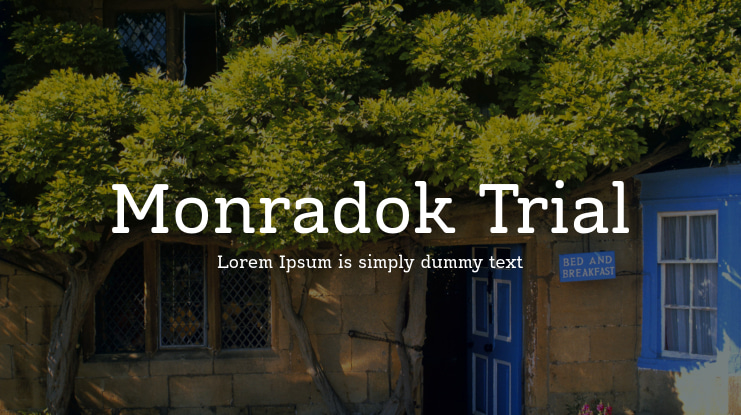 Monradok Trial Font