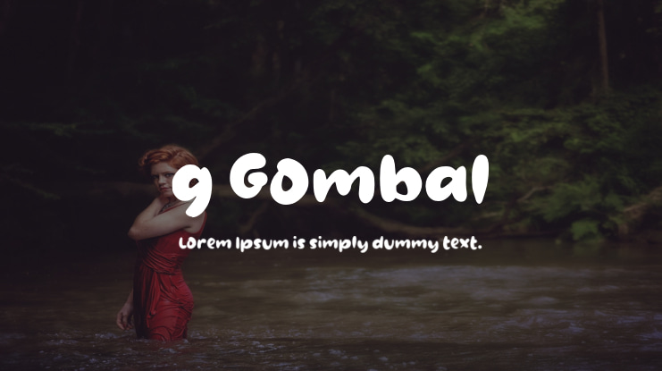 g Gombal Font