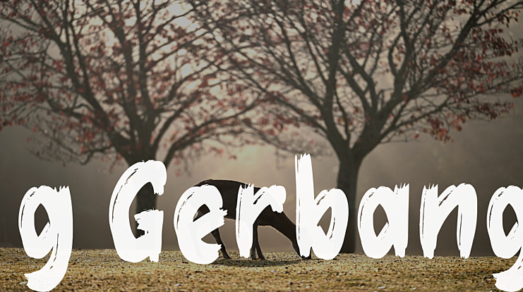 g Gerbang Font