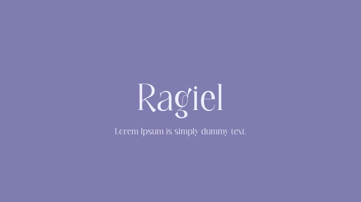 Ragiel Font Family