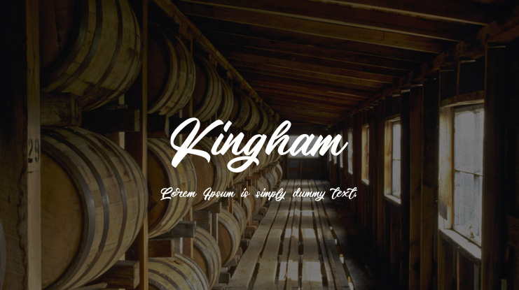 Kingham Font