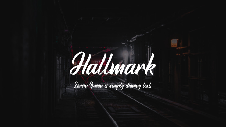 Hallmark Font