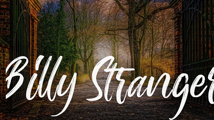 Billy Stranger Font