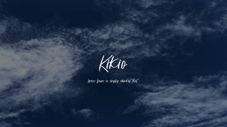 Kikio Font