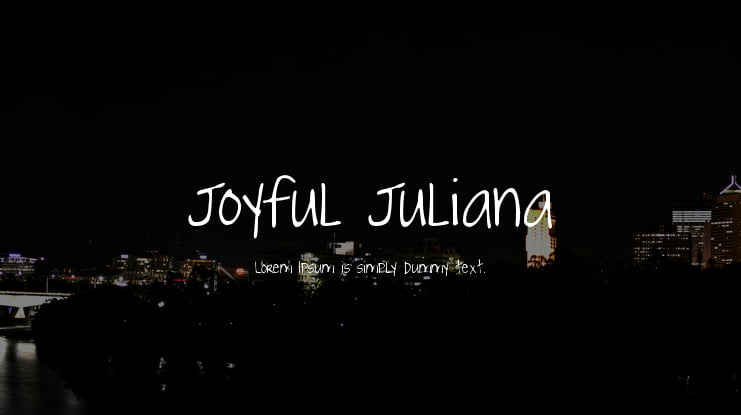 Joyful Juliana Font