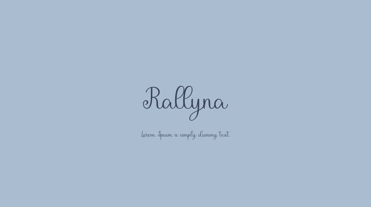 Rallyna Font