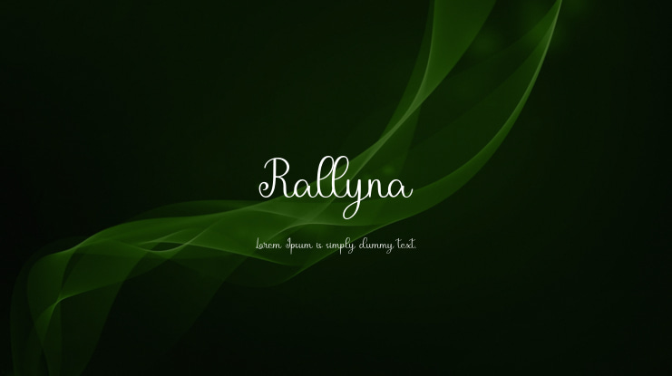 Rallyna Font