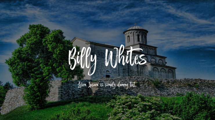 Billy Whites Font