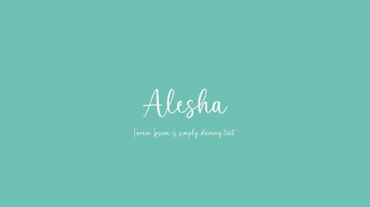 Alesha Font