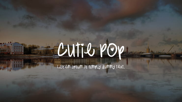 Cutie Pop Font
