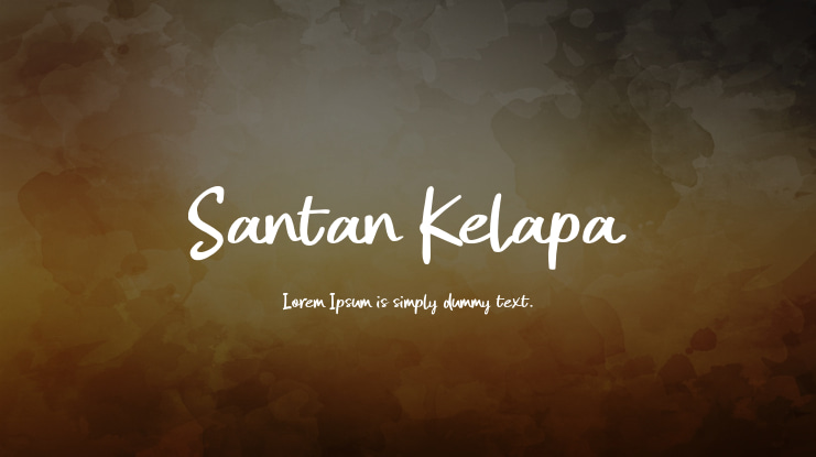 Santan Kelapa Font