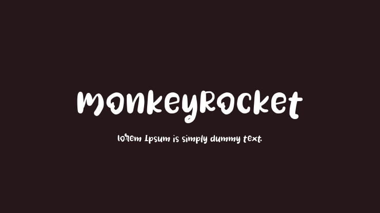 MonkeyRocket Font