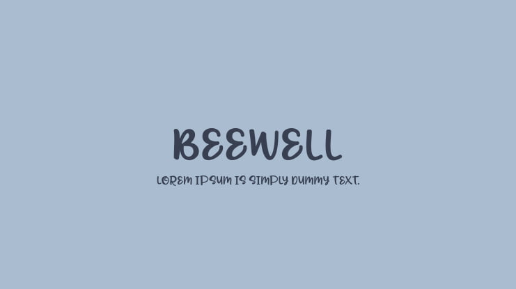 BEEWELL Font