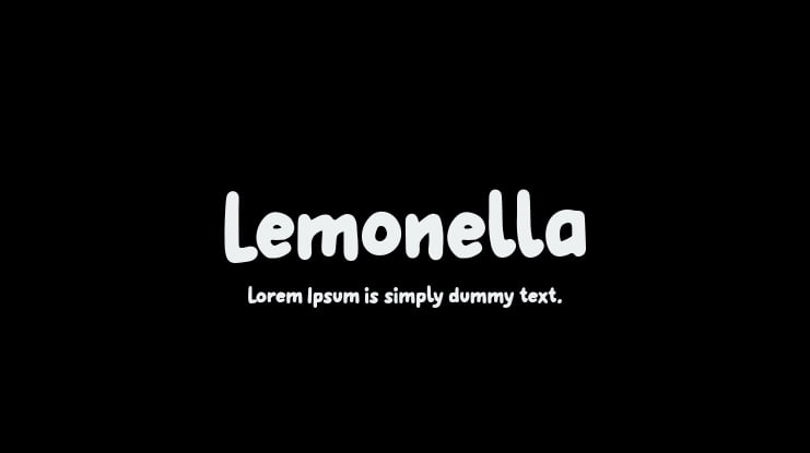 Lemonella Font