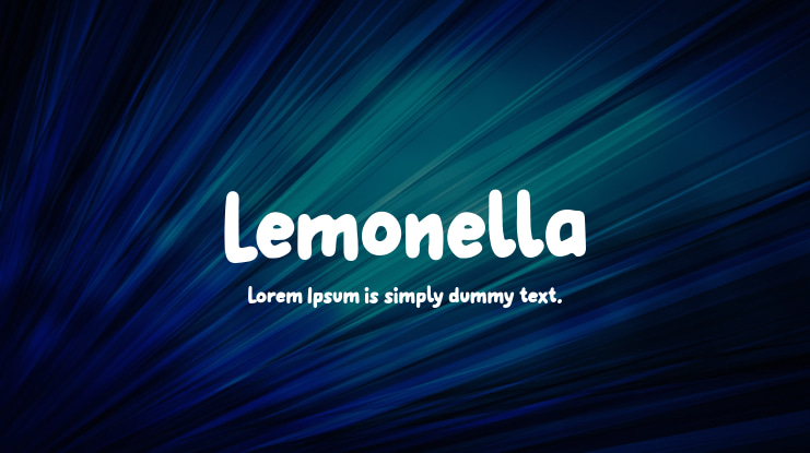 Lemonella Font