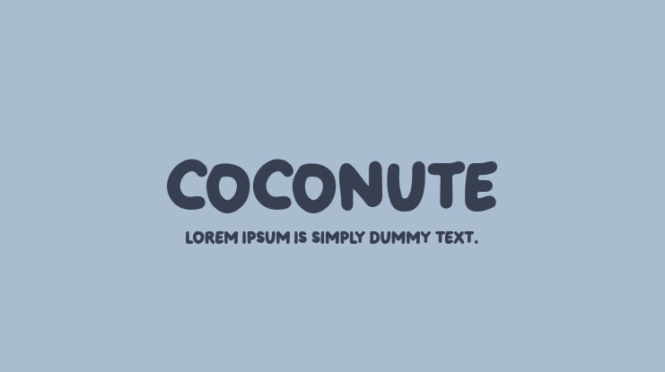 Coconute Font