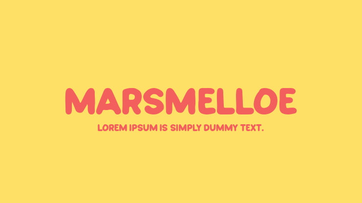Marsmelloe Font