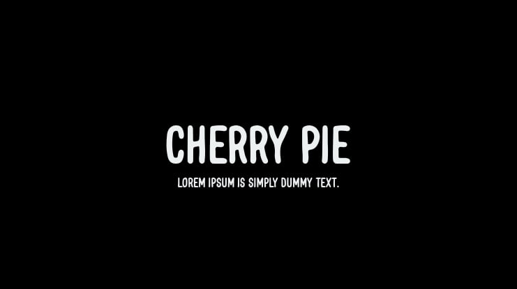 Cherry Pie Font