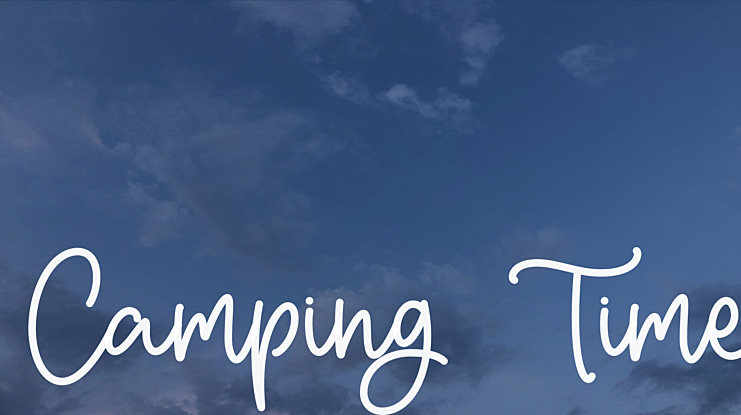 Camping Time Font