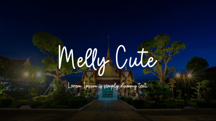 Melly Cute Font