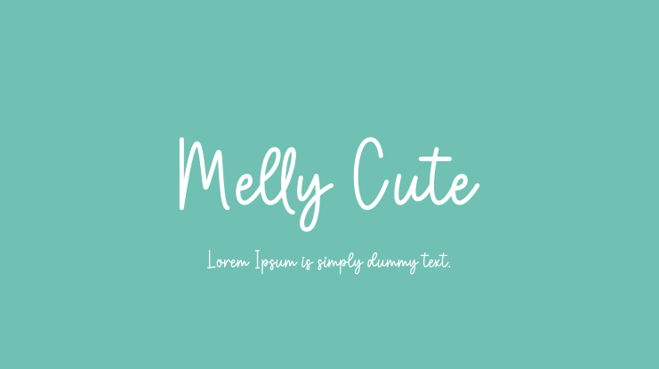 Melly Cute Font