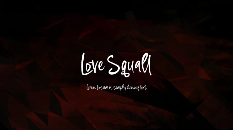 Love Squall Font