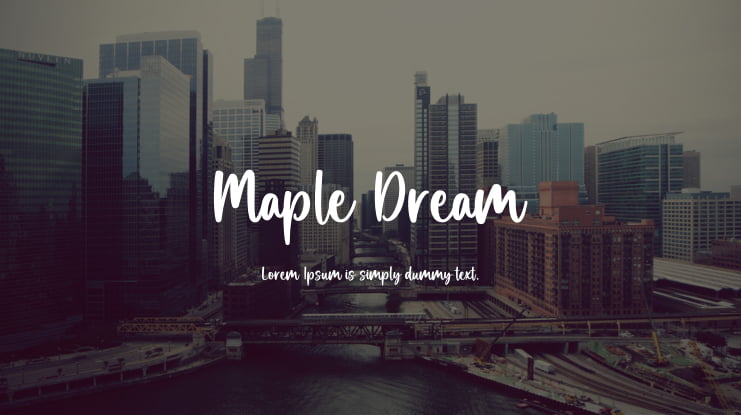 Maple Dream Font