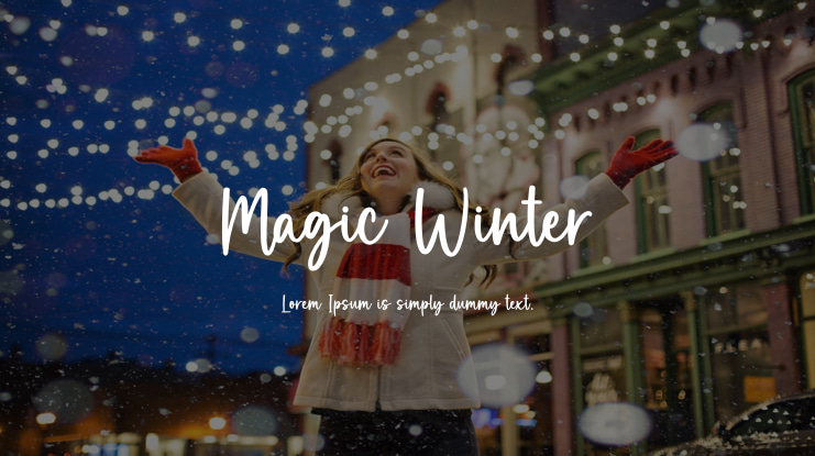 Magic Winter Font