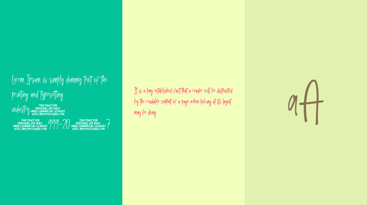 Dandelions_PERSONAL_USE_ONLY Font