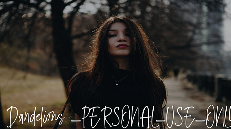 Dandelions_PERSONAL_USE_ONLY Font