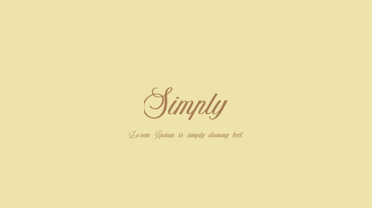 Simply Font