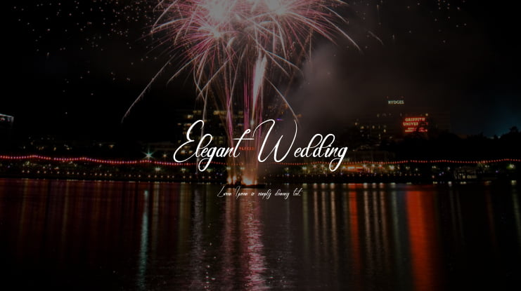 Elegant Wedding Font