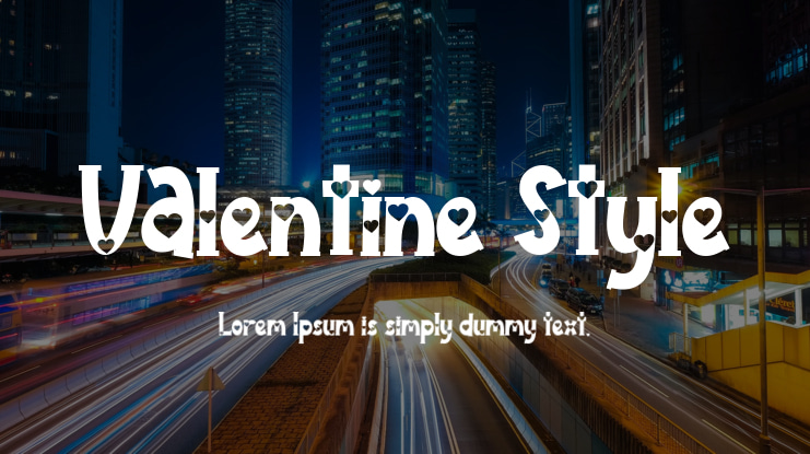 Valentine Style Font