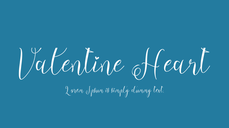 Valentine Heart Font