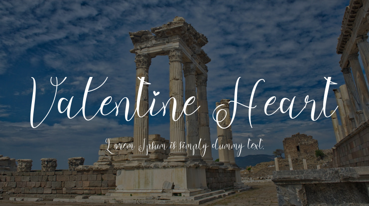 Valentine Heart Font