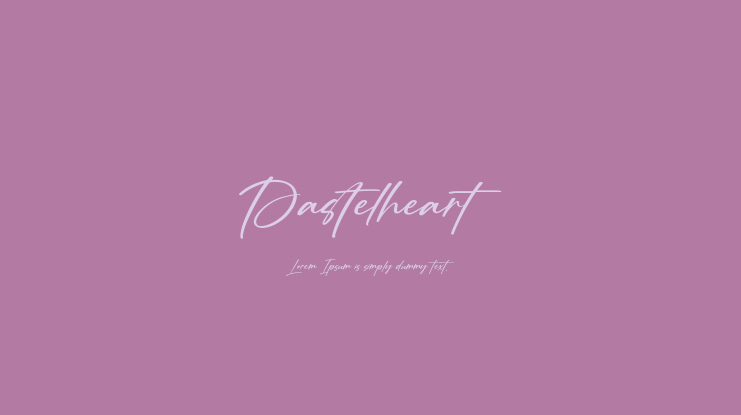 Pastelheart Font