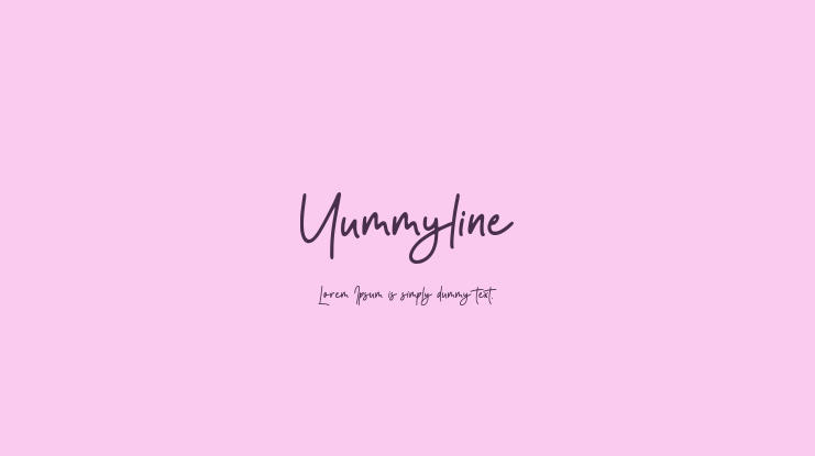 Yummyline Font