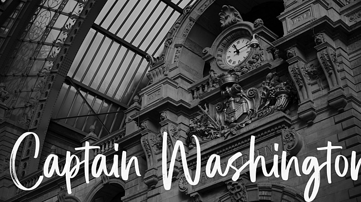 Captain Washington Font
