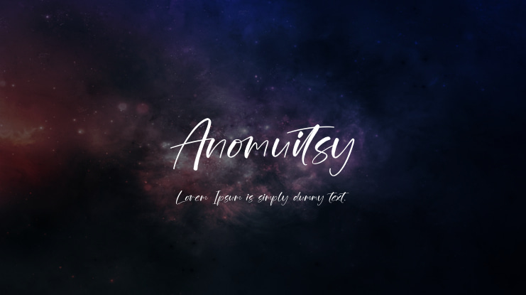Anomuitsy Font