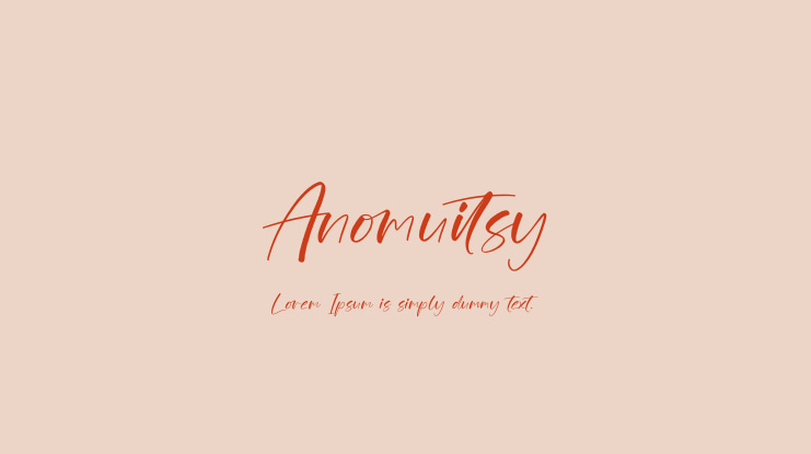 Anomuitsy Font
