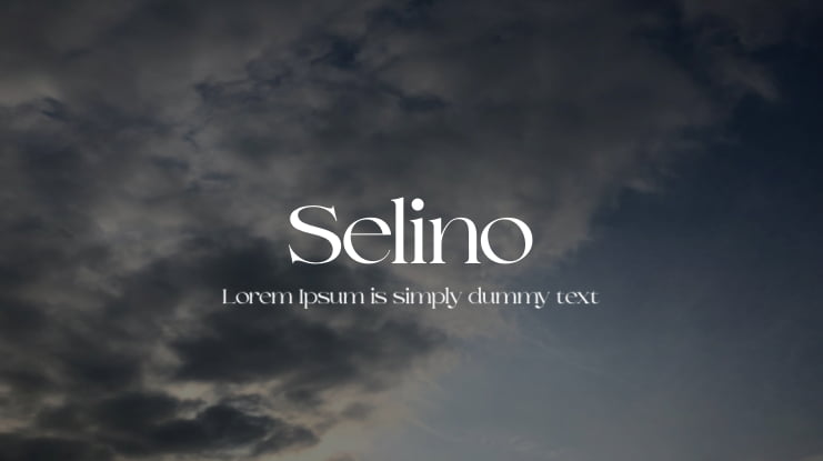 Selino Font Family