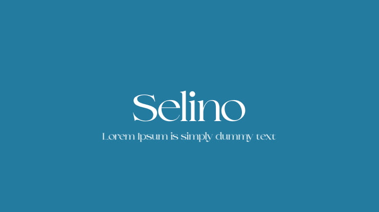 Selino Font Family
