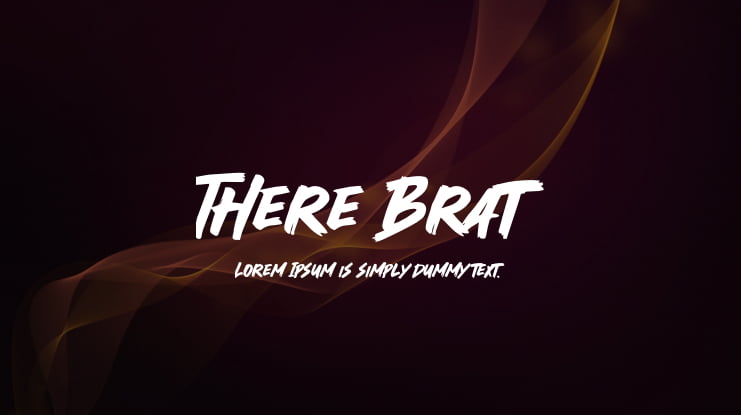 There Brat Font
