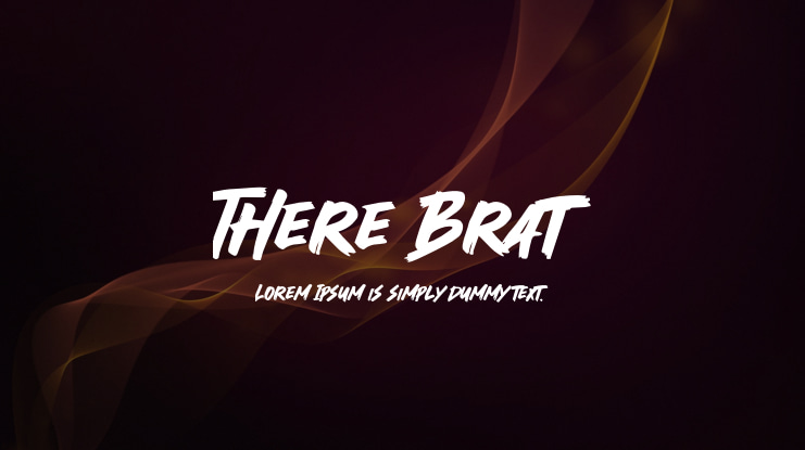 There Brat Font