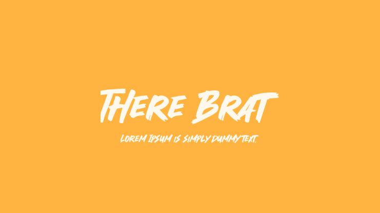There Brat Font