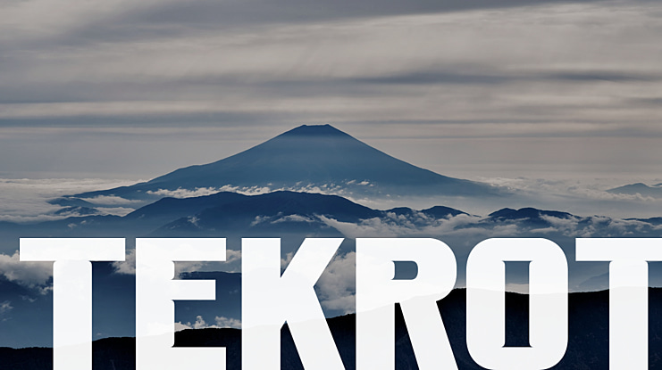 TEKROT Font Family