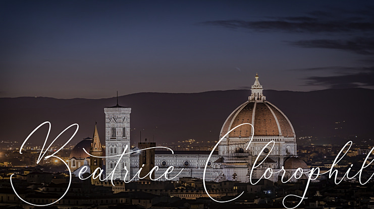 Beatrice Clorophil Font