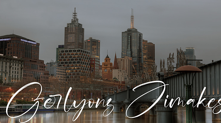 Gerlyonz Jimakes Font