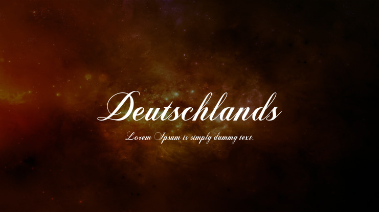 Deutschlands Font