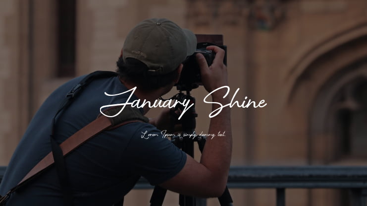 January Shine Font